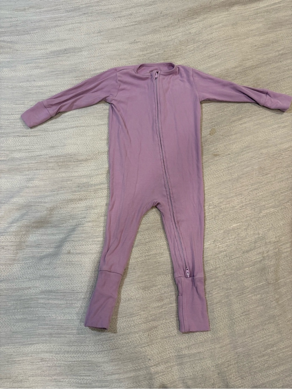 One-Piece Zipper Convertible Pajamas - 12-18 months
